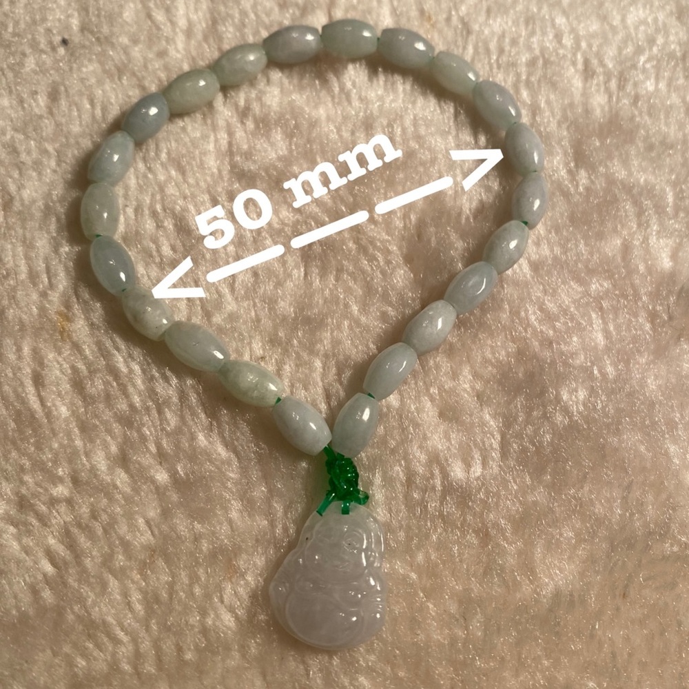 🌹This luck Buddha bracelet is real jade.🌹